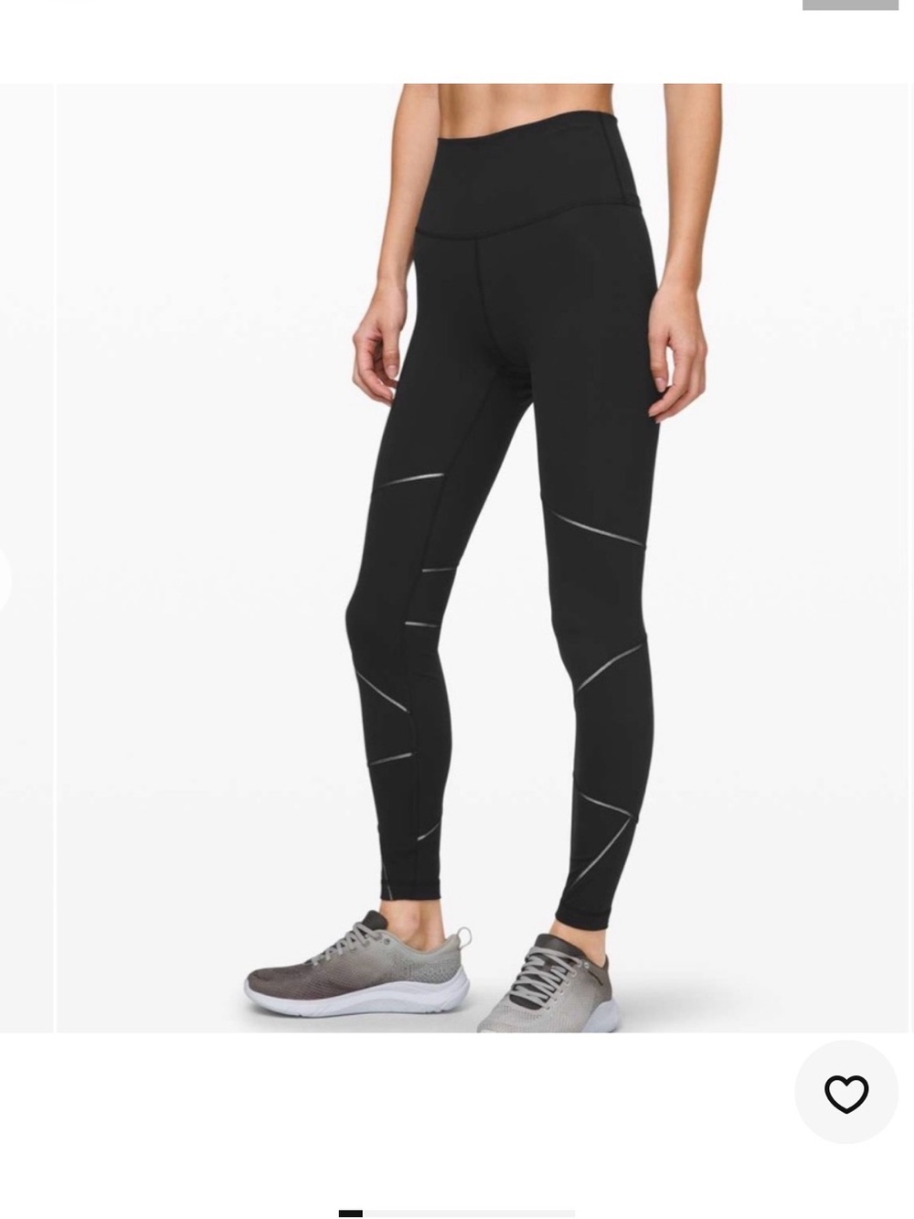 Lululemon Wunder Under High-Rise Tight in the "Ray" Black/Silver special edition